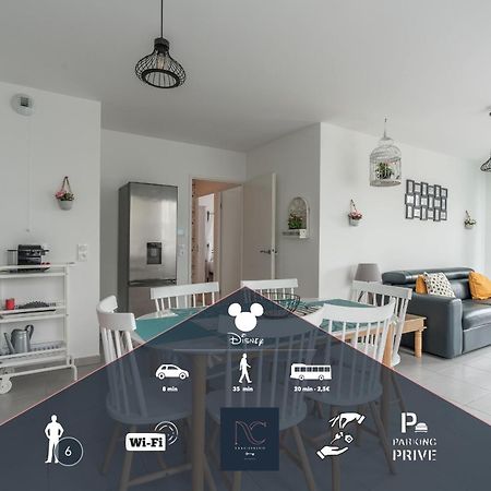 *Disneyland-Paris* 6Pers, Netflix, Wi-Fi, Parking 몽테브랭 외부 사진